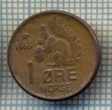 5713 MONEDA - NORVEGIA (NORGE) - 1 ORE - ANUL 1966 -starea care se vede