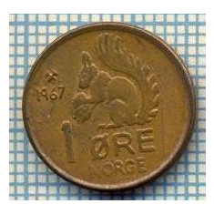 5744 MONEDA - NORVEGIA (NORGE) - 1 ORE - ANUL 1967 -starea care se vede