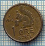 5753 MONEDA - NORVEGIA (NORGE) - 1 ORE - ANUL 1965 -starea care se vede