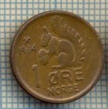 5760 MONEDA - NORVEGIA (NORGE) - 1 ORE - ANUL 1964 -starea care se vede