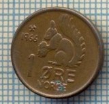 5792 MONEDA - NORVEGIA (NORGE) - 1 ORE - ANUL 1966 -starea care se vede