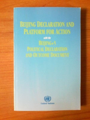 n6 Beijing declaration and platform for action.... foto