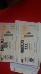 Vand 2 bilete pentru concert roxette 17 mai 2015 zona foarte buna 250 lei foto