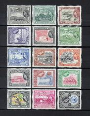 BRITISH GUIANA 1954 -SERIE COMPLETA-GUMA ORIGINALA FARA SARNIERA foto