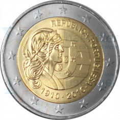 PORTUGALIA moneda 2 euro comemorativa 2010 - UNC foto