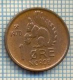 5759 MONEDA - NORVEGIA (NORGE) - 1 ORE - ANUL 1970 -starea care se vede