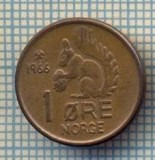 5762 MONEDA - NORVEGIA (NORGE) - 1 ORE - ANUL 1966 -starea care se vede