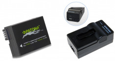 1 PATONA | Incarcator 4in1 USB+ Acumulator PREMIUM pt CANON EOS LP-E8 LPE8 LPE-8 foto