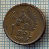 5722 MONEDA - NORVEGIA (NORGE) - 1 ORE - ANUL 1964 -starea care se vede