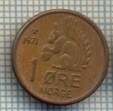 5729 MONEDA - NORVEGIA (NORGE) - 1 ORE - ANUL 1971 -starea care se vede