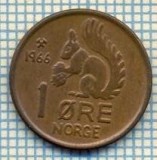 5747 MONEDA - NORVEGIA (NORGE) - 1 ORE - ANUL 1966 -starea care se vede