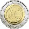PORTUGALIA 2 euro comemorativa 2009 EMU (10 ani Uniune) - UNC