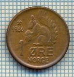 5738 MONEDA - NORVEGIA (NORGE) - 1 ORE - ANUL 1966 -starea care se vede