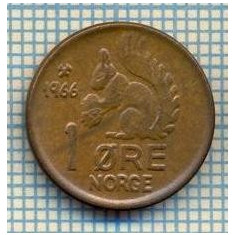 5738 MONEDA - NORVEGIA (NORGE) - 1 ORE - ANUL 1966 -starea care se vede