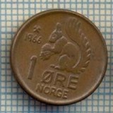 5750 MONEDA - NORVEGIA (NORGE) - 1 ORE - ANUL 1966 -starea care se vede