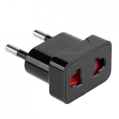 ADAPTOR PRIZA US NEGRU 1 foto