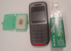 Casca wireless+ telefon NOKIA + 4x baterii,microcasca MC1600! Sistem SPY! foto