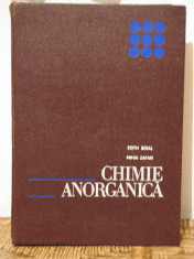 CHIMIE ANORGANICA- E. BERAL, M. ZAPAN foto