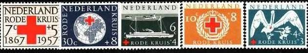 Olanda 1957 - cat.nr.673-7 neuzat,perfecta stare