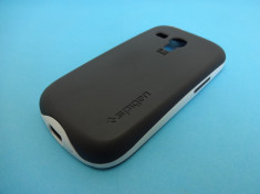 Husa Samsung Galaxy S3 mini Carcasa Spigen Neo Hybrid ALB ! Folie CADOU ! foto