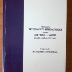 n7 Principalele instrumente internationale privind drepturile omului la. vol 1.