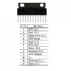 AMPLIFICATOR AUDIO DUAL 5.7W foto