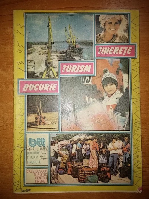 revista b.t.t -bucurie turism tinerete aprilie 1984