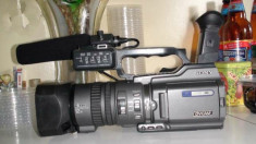 vand schimb camera video Sony dsr pd-150 minidv-dvcam, stare perfecta, ieftin, foto