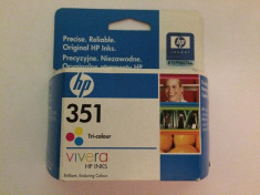 HP Cartus COLOR VIVERA NR.351 - ORIGINAL - Poze reale ! foto