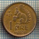 5800 MONEDA - NORVEGIA (NORGE) - 1 ORE - ANUL 1959 -starea care se vede