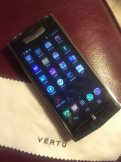 Vertu Signature Touch 100% original achizitionat Cellini full pachet foto