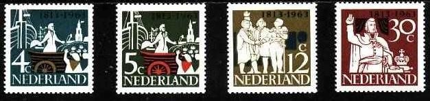 s3 Olanda 1963 - catnr.787-90 neuzat,perfecta stare