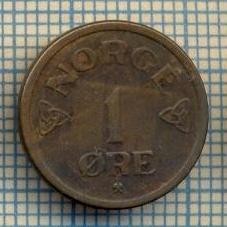 5850 MONEDA - NORVEGIA (NORGE) - 1 ORE - ANUL 1953 -starea care se vede foto