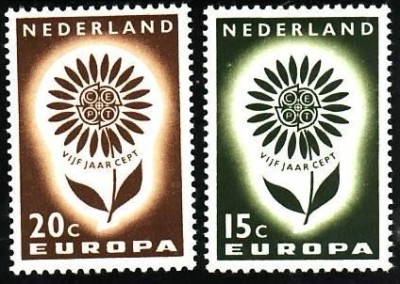Olanda 1964 - catnr.801-2 neuzat,perfecta stare foto
