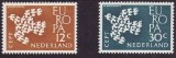 Olanda 1961 - catnr.738-9 neuzat,perfecta stare