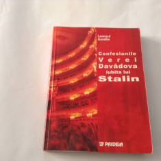 LEONARD GANDLIN CONFESIUNILE VEREI DAVADOVA IUBITA LUI STALIN,RF7/4