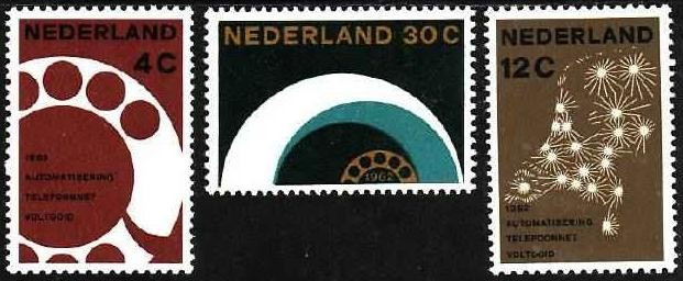 Olanda 1962 - catnr.752-4 neuzat,perfecta stare