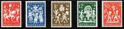 Olanda 1961 - catnr.740-4 neuzat,perfecta stare foto
