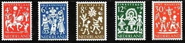 Olanda 1961 - catnr.740-4 neuzat,perfecta stare