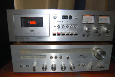 Excelent receiver vintage Akai AA-1030, stare impecabila estetic si functional foto