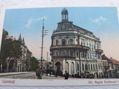 Cernauti,str.Regele Ferdinand.Circulata,1925.Reducere! foto