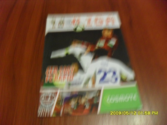 program CFR Cluj - Rapid