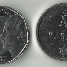 PROBA LA MONEDA DE 500 DE PESETAS, SPANIA 1987, DIN NICHEL !! RRARRA !!