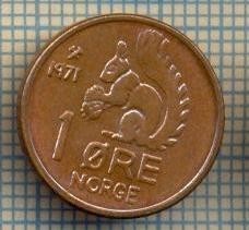 5830 MONEDA - NORVEGIA (NORGE) - 1 ORE - ANUL 1971 -starea care se vede foto