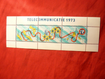 Bloc Telecomunicatii 1973 Antilele Olandeze foto