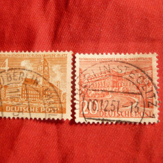 Serie Arhitectura Berlin 1953 Berlin ,2 val. stamp.