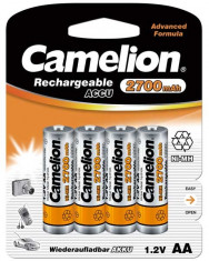 Acumulator Camelion AA 2700mAh NiMH 4 buc./blister foto