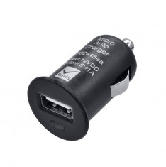 Incarcator USB de la priza auto 12V DC cu 1 iesire de 5V, 0.6A pt. diverse aplicatii foto