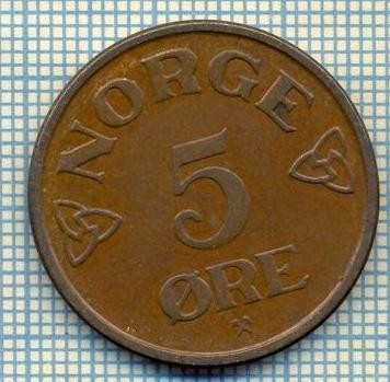 5924 MONEDA - NORVEGIA (NORGE) - 5 ORE - ANUL 1954 -starea care se vede foto