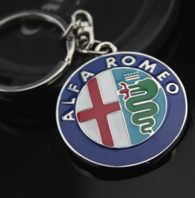 Breloc nou model pentru auto Alfa Romeo + ambalaj cadou foto
